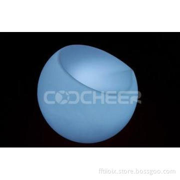 Ployethylene Plastic Fireproof Led Backless Bar Stools Chai